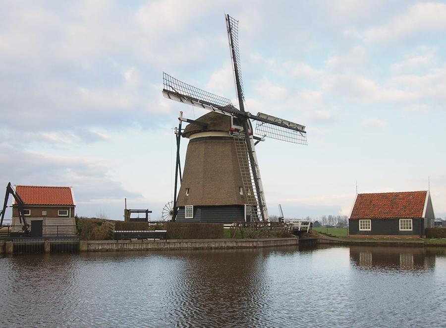 Buitenaanzicht van de noordermolen